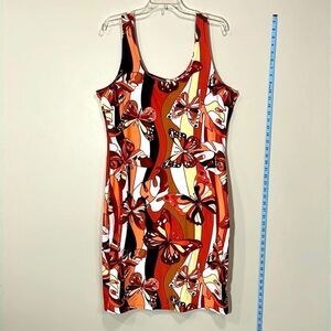 Plus
Size Sleeveless Pink Butterfly Dress. Size 2X.